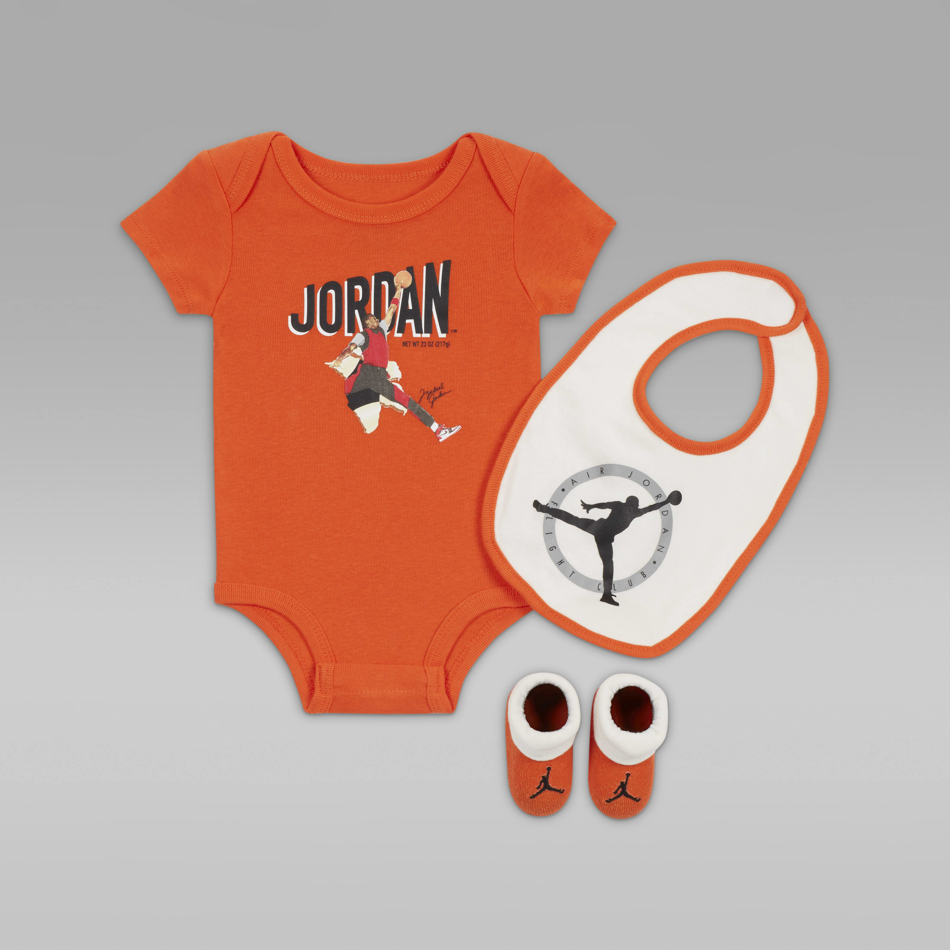 Nike Conjunto de body Jordan MVP Bodysuit Box Set para bebe 0 6 meses Centro Colombo